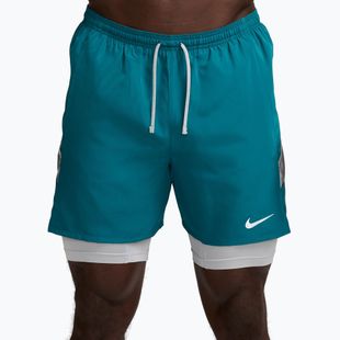 Шорти для бігу чоловічі Nike Miler Dri-Fit 2in1 5" bright spruce