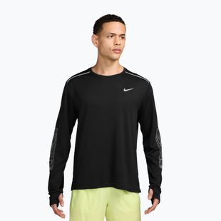 Лонгслів для бігу чоловічий Nike Miler black