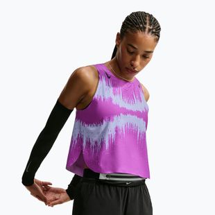 Футболка для бігу жіноча Nike AeroSwift vivid purple/purple dynasty