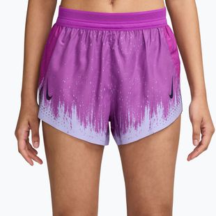 Шорти для бігу жіночі Nike AeroSwift vivid purple/purple dynasty