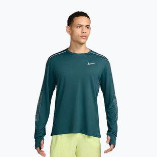 Лонгслів для бігу чоловічий Nike Miler bright spruce