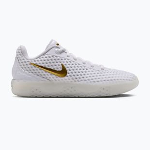 Кросівки для баскетболу чоловічі Nike LeBron Witness X white/white/photon dust/metallic gold