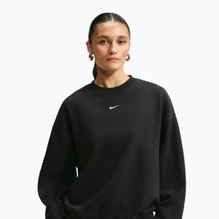 Кофта жіноча Nike Studio Fleece Medium Weight total black/sail