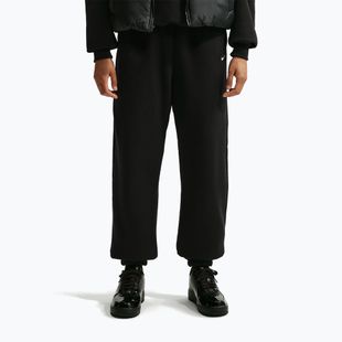 Штани жіночі Nike Studio Fleece Medium Weight total black/sail