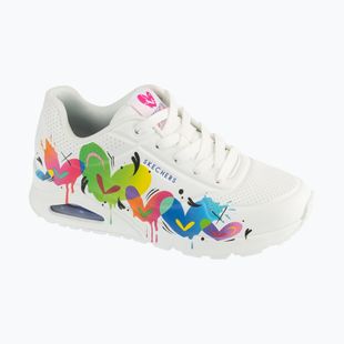 Кросівки жіночі SKECHERS Uno Open Your Heart white