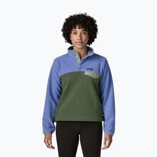 Кофта флісова жіноча Patagonia Lightweight Synchilla Snap-T Pullover canopy green