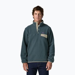 Кофта флісова чоловіча Patagonia Lightweight Synchilla Snap-T Pullover summit blue