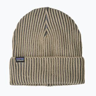 Шапка зимова Patagonia Fishermans Rolled Beanie contrast stripe: weathered stone