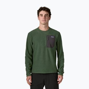 Кофта чоловіча Patagonia R1 Air Crew treeline green