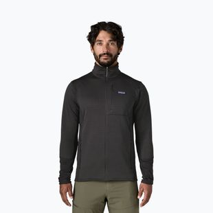 Кофта флісова чоловіча Patagonia R1 black w/black