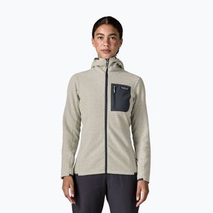 Кофта флісова жіноча Patagonia R1 Air Full-Zip Hoody birch white