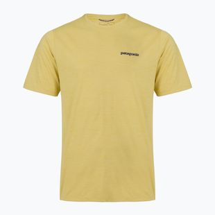 Футболка чоловіча Patagonia Capilene Cool Daily Boardshort Logo limestone yellow - light limestone yellow x-dye