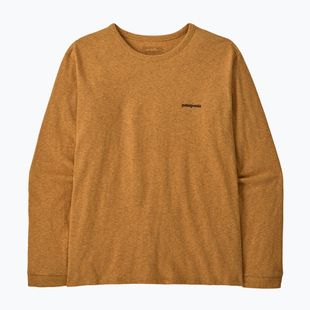 Лонгслів жіночий Patagonia P-6 Logo Responsibili-Tee LS dried mango