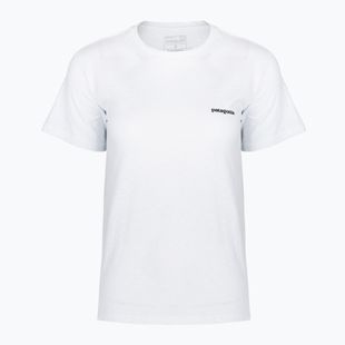 Футболка жіноча Patagonia P-6 Logo Responsibili-Tee fiber white