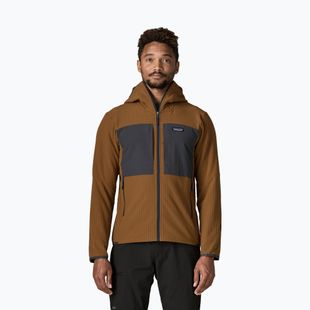 Кофта трекінгова чоловіча Patagonia R2 TechFace Hoody deer brown