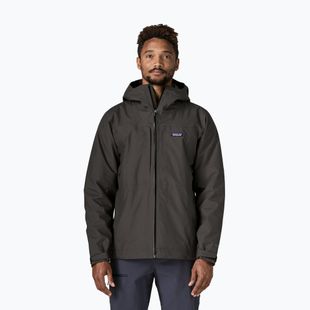 Куртка дощовик чоловіча Patagonia Insulated Boulder Fork Rain black