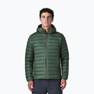 Пуховик чоловічий Patagonia Down Sweater Hoody treeline green