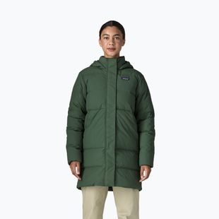 Пуховик жіночий Patagonia Sisar Down Parka canopy green