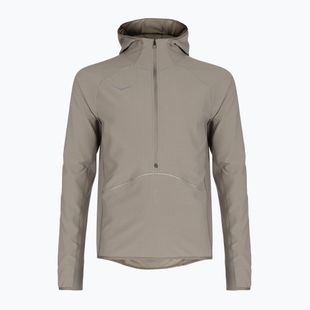 Куртка для бігу чоловіча HOKA Sky Glow Half Zip pebble grey
