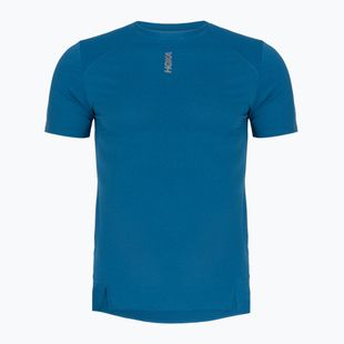 Футболка для бігу чоловіча HOKA EveryRun Short Sleeve night glow blue