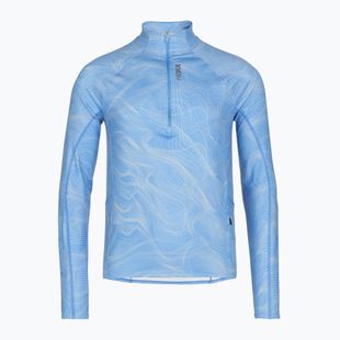 Кофта для бігу чоловіча HOKA Skyform Half Zip CLF PRT mineral blue