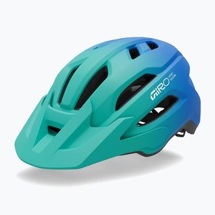 Шолом велосипедний дитячий Giro Fixture II MIPS matte aqua green/blue jewel fade