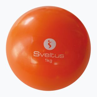М'яч лікарський Sveltus Weighted 1 кг orange
