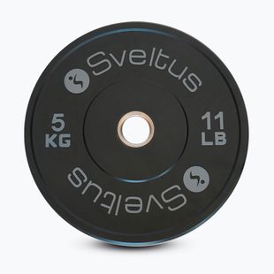 Диски бамперні олімпійські Sveltus Training Olympic Disc 5 кг black