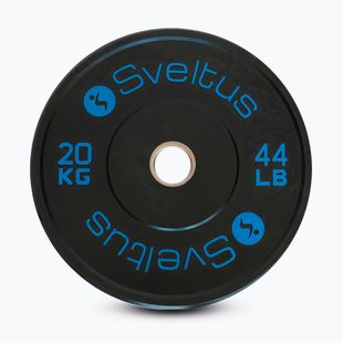 Диски бамперні олімпійські Sveltus Training Olympic Disc 20 кг black