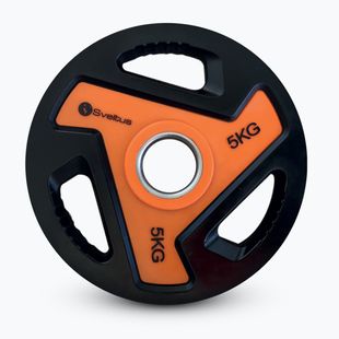 Диски олімпійські Sveltus Olympic Disc With Handles 5 кг black