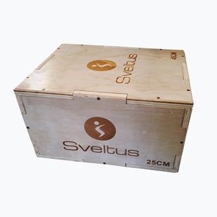 Бокс пліометричний дерев'яний маленький Sveltus Wood Plyobox Small 4602