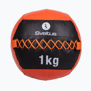 М'ячі медичний (волбол) Sveltus Wall Ball 1 кг black/red