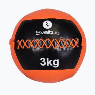 М'ячі медичний (волбол) Sveltus Wall Ball 3 кг black/red