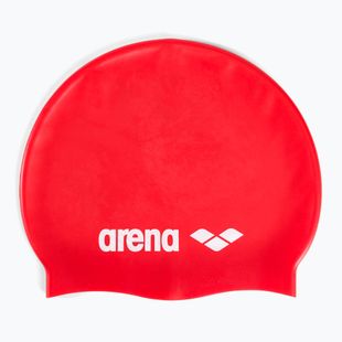 Шапочка для плавання Arena Classic Silicone червоно-біла
