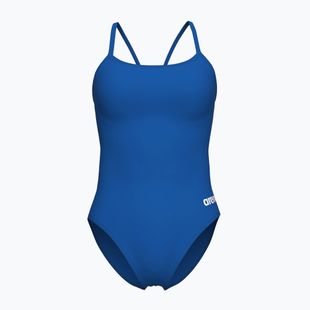 Купальник суцільний жіночий arena Lace Back Solid royal/white