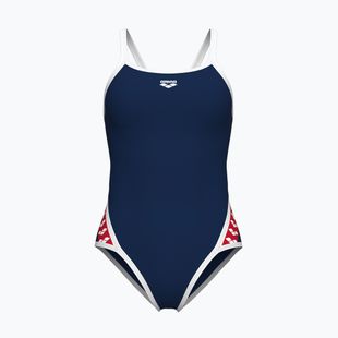 Купальник суцільний жіночий arena Icons Super Fly Back Solid navy / white / red multi