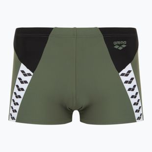 Боксерки для плавання чоловічі arena Stripe Swim Short sage/black/multi