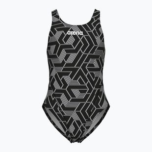 Купальник суцільний дитячий arena Escape Swim Tech L black/team black