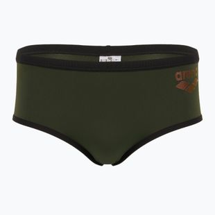 Боксерки для плавання чоловічі arena One Low Waist Short Big Logo dark sage/black