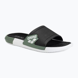 Шльопанці arena Marco Active black/white/sage