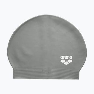 Шапочка для плавання arena Soft Latex II silver/black