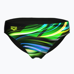 Плавки чоловічі arena Bloom Swim Briefs multi black/black