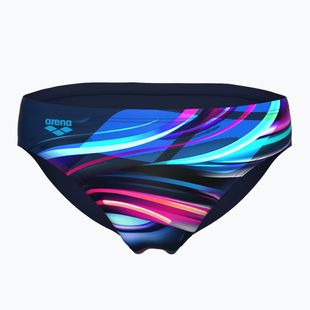 Плавки чоловічі arena Bloom Swim Briefs multi navy/navy