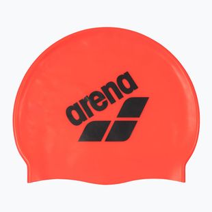 Шапочка для плавання arena Big Logo bright coral/asphalt