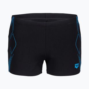 Плавки-боксерки чоловічі arena Graphic Swim Short black/turquoise