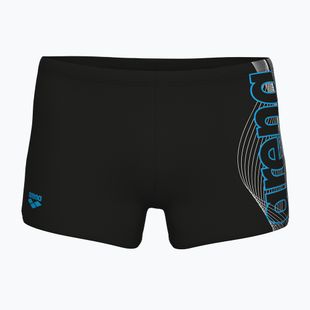 Плавки-боксерки чоловічі arena Basic Swim Short black/turquoise