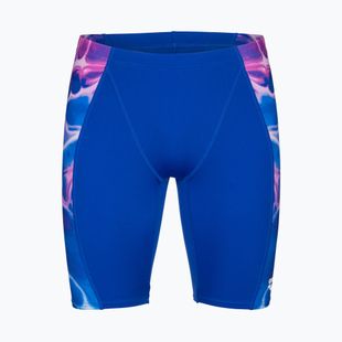 Плавки чоловічі arena Earth Swim Jammer neon blue/neon blue multi