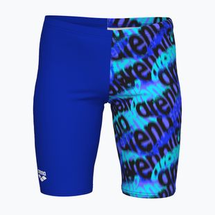 Джамери дитячі arena Crowded Swim Jammer neon blue/neon blue multi