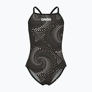 Купальник суцільний дитячий arena Fireflow Lightdrop Back black/team black