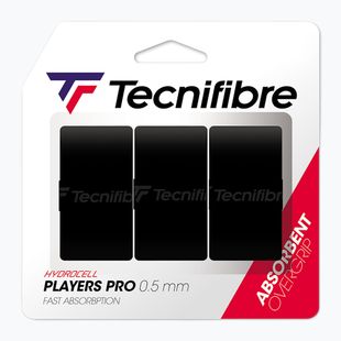 Обмотки для ракеток тенісних Tecnifibre Pro Players 3 шт. black